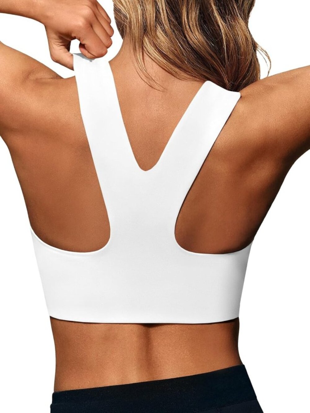 Buttery Soft Square Neck Sports Bra & Workout Crop Top for Women - Comfortable